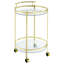 Chariot-bar moderne moderne en métal chromé -348021897