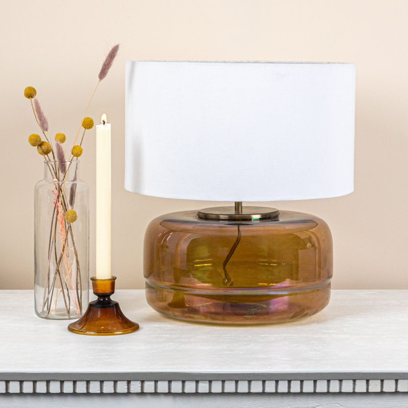 Luwam Glass Table Lamp