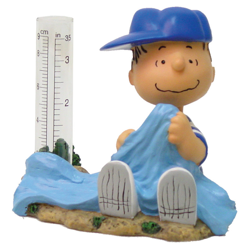 Pluviomètre Linus Snoopy Peanuts, Bleu