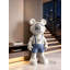 Statue astronaute de sol autoportante astronaute avec casque transparent-1200875664