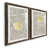 Papier, cadre noyer