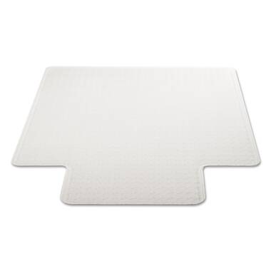 Square Chair Mat with Straight Edge for Firm Surfaces