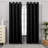 Deconovo Silver Diamond Pattern Curtain Pair