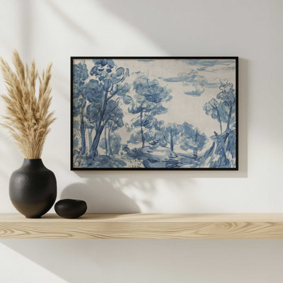 «Azure Wilderness II» par Melissa Wang, reproduction d'art