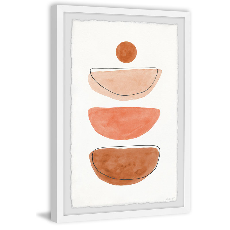 Spine Structure - Single Picture Frame Painting, 45cm H x 38cm W x 3.81cm D