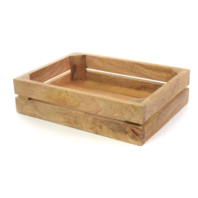 Caisse en bois massif Nico, H 4 po x l 15,7 po x P 11,8 po