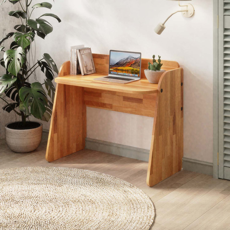 Functional Solid Wood Writing Desk – Simple & Durable Design, 35.4'' H x 41.3'' W x 31.7'' D
