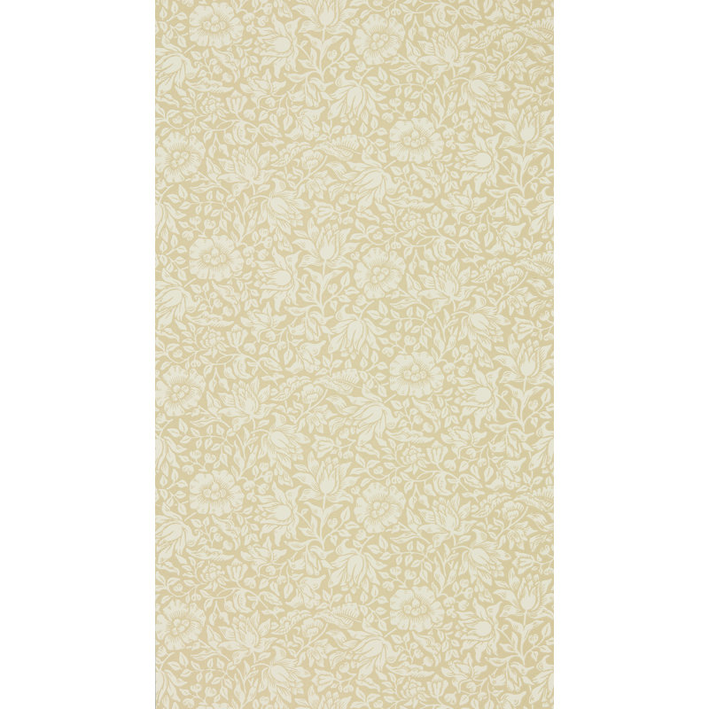 Mallow Wallpaper, Soft Gold