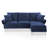 Caelin 85.38" Wide Chenille Modular Sofa & Chaise-105287656-105287655