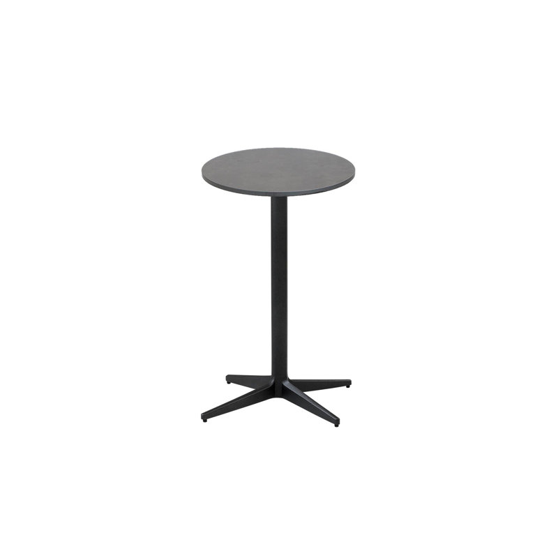Round Metal Outdoor Coffee Table , 22.5'' in. W 22.5'' in. D