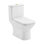 Toilette carrée une pièce à double chasse Carre