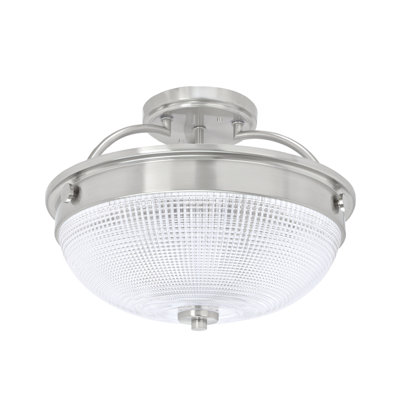Tokyo Glass Semi Flush Mount