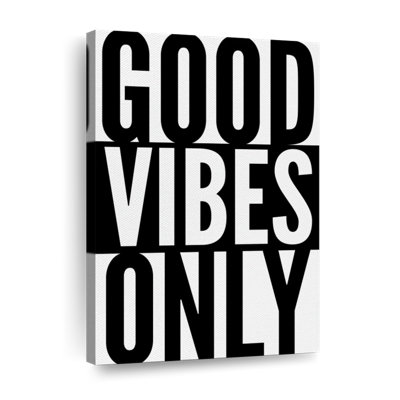 Good Vibes sur toile