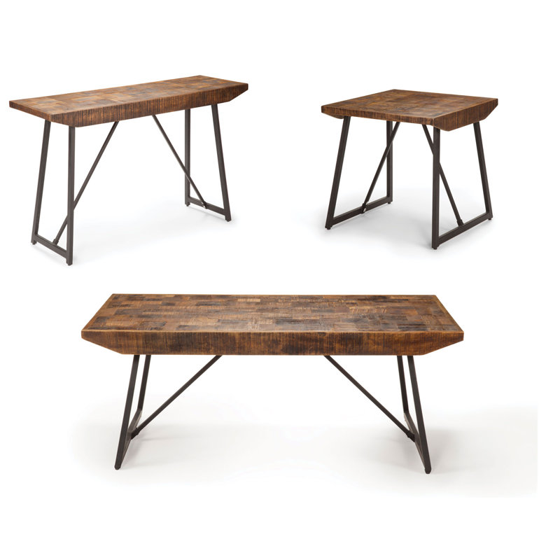 Ensemble de tables basses 3 pièces Evander