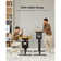 Hrithvik  Height Adjustable Computer Standing Desk with Storage Bag for Home Office