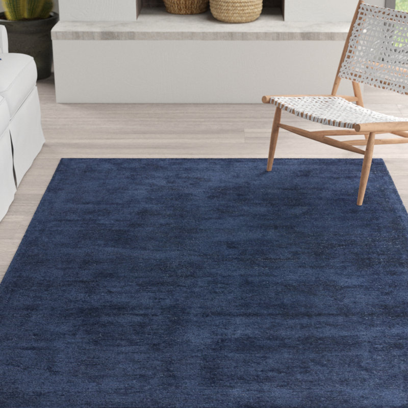 Devaney Solid Colour Hand Woven Area Rug, Rectangle 160 x 230cm