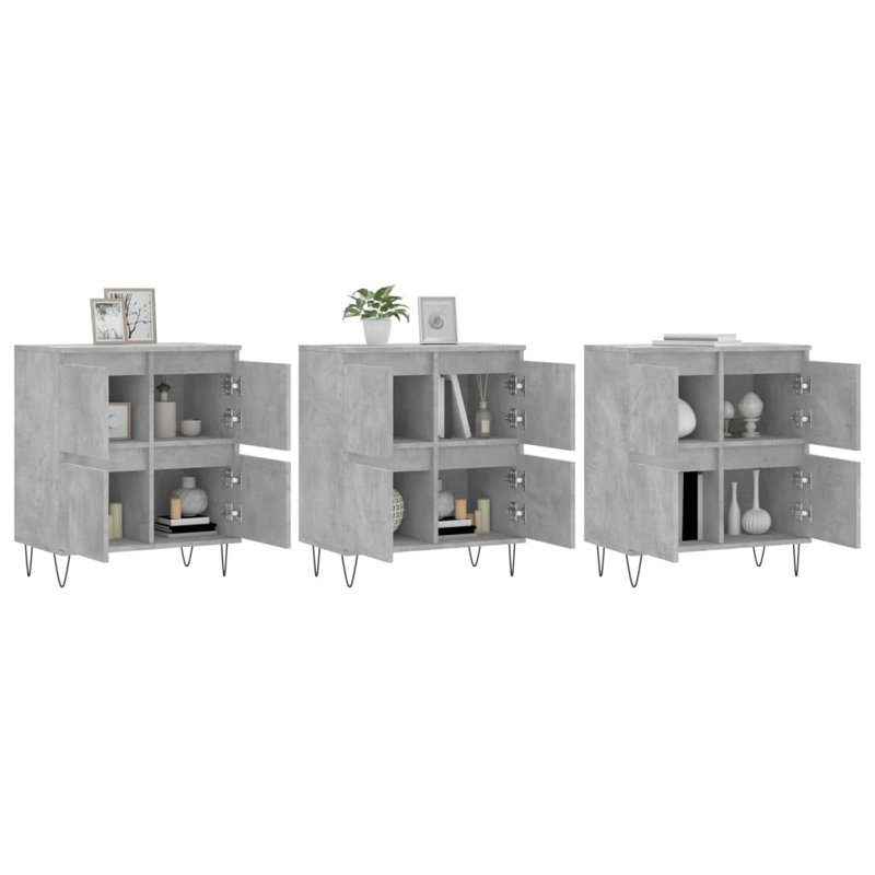 Killory 180cm Sideboard, Concrete Grey