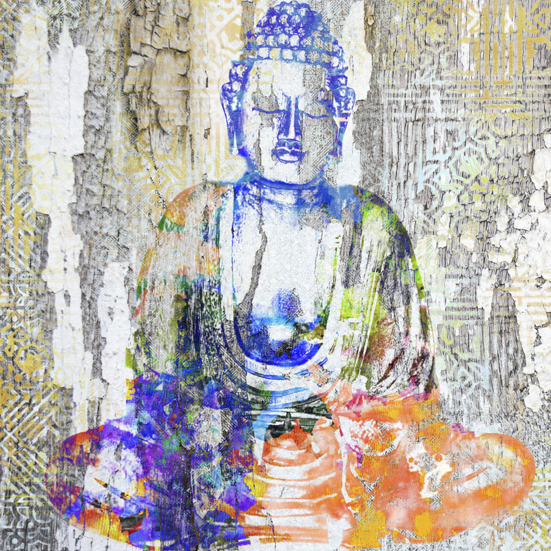Timeless Buddha II by Surma & Guillen - Wrapped Canvas Print, 76cm H x 76cm W
