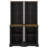 Two-Piece Tall Cabinet, Modern Bookshelves With Storage Shelves, Freestanding Open Display Shelf With Anti-Tip Device-761012177