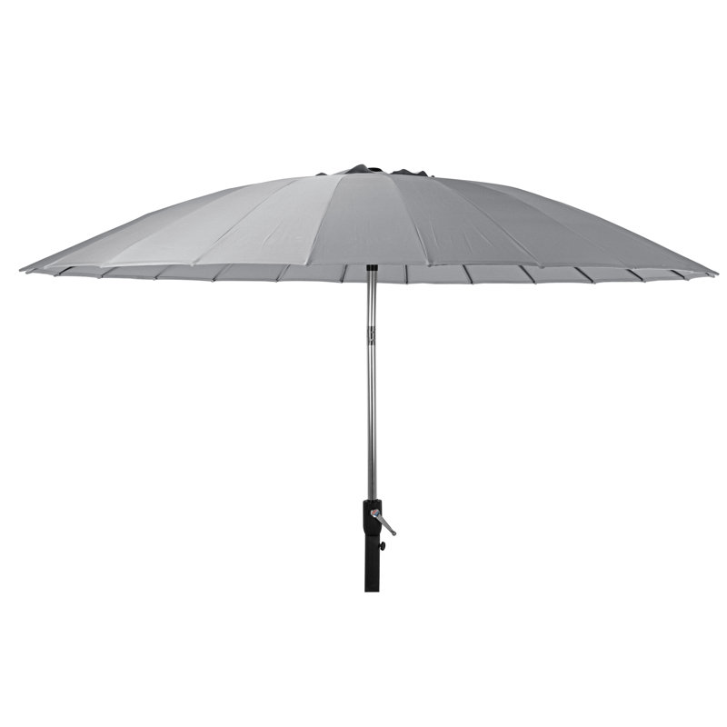 Caitlyn 270cm Tilt Market Parasol, Light Grey