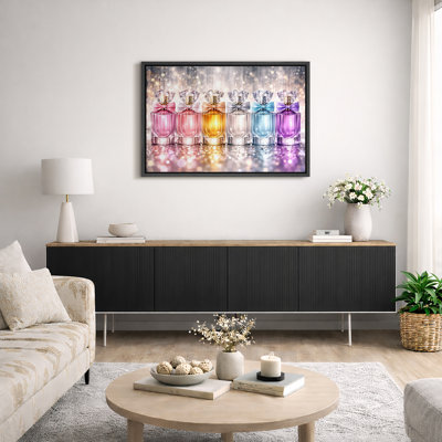 Perfume Bottle Art, impression de parfum de luxe, impression encadrée sur toile, impression sur toile
