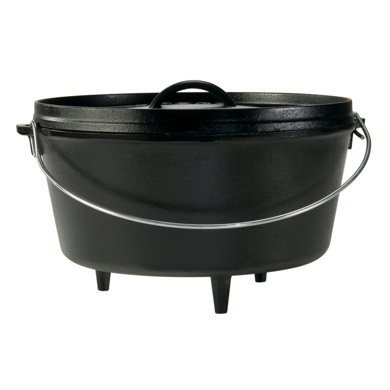 Lodge Cast Iron Round Dutch Oven, 7.6 L