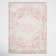 Tapis oriental rose / blanc Cabello