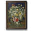 Bouquet de fleurs dans un vase - Peinture sur toile encadrée-930317643