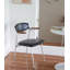 Chaise moderne en cuir d'alliage d'aluminium rétro-112478937