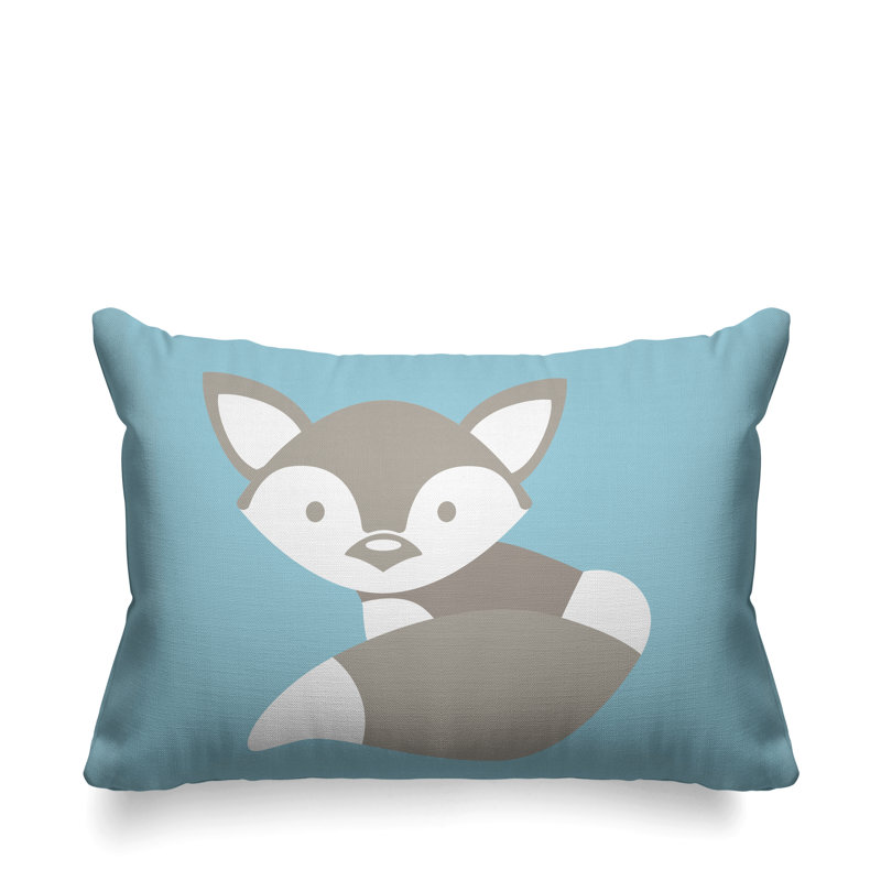 Coussin , Bleu pastel, H 20 po x l 14 po, Rectangulaire