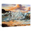 Peinture animalière, "Chevaux des vagues"-25162488