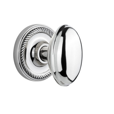 Bouton de porte de mortaise intérieure avec rosette homestead Rope