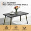 Table basse de patio, table basse d'extérieur moderne-1834927493