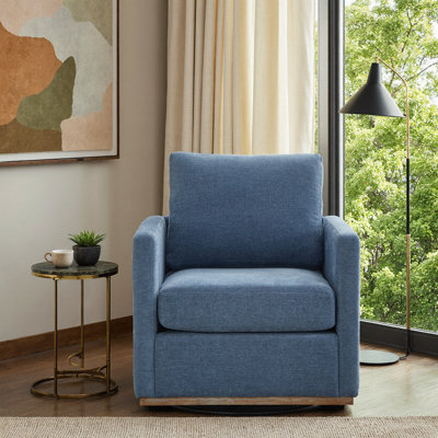 Fauteuil d'appoint pivotant carré Modern