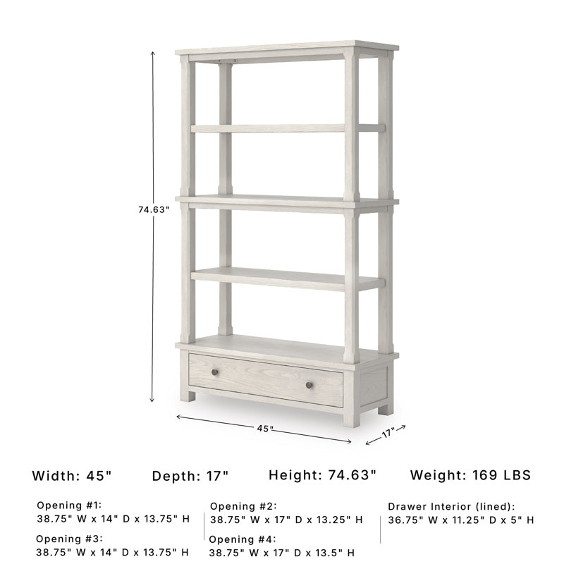 Abydos 75" Bookcase