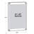 Floating Styrene Wall Frame with Rounded Edges, Black Stand Off Caps: 22" X 28" Graphic Size, Overall Frame Size: 23.5"W x 31.5''H