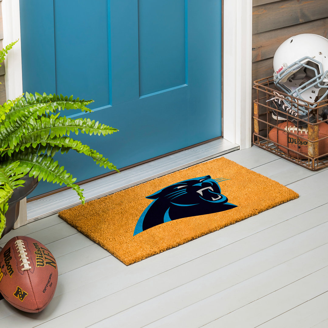 Jeremias NFL Coir Team Logo Outdoor Doormat Trinx NFL