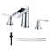 Widespread 2-handle Bathroom Faucet with Drain Assembly