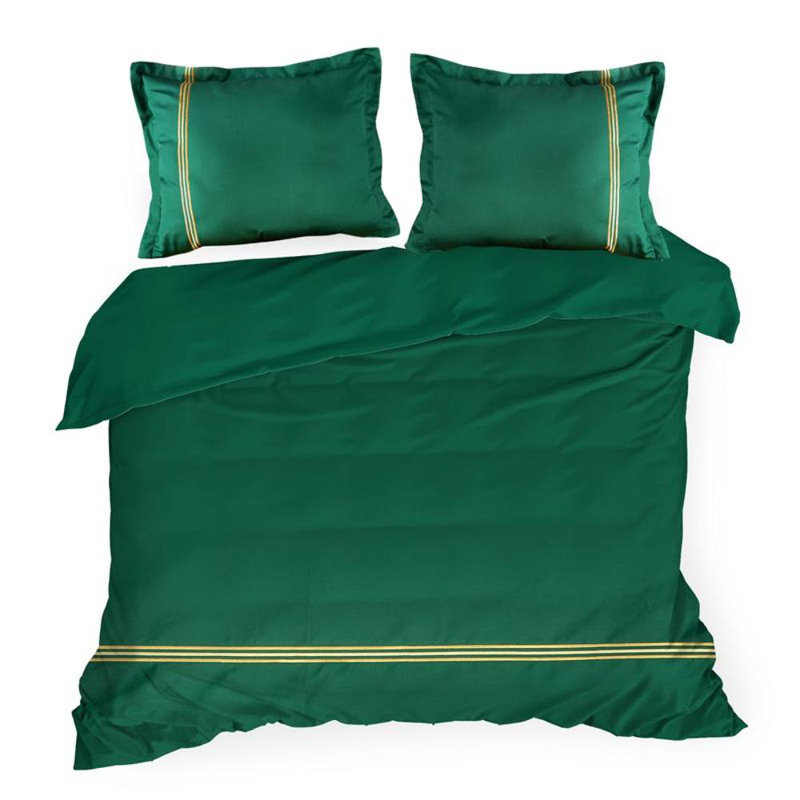 Gauti Cotton Solid Colour Duvet Cover Set with Pillowcases Included, Kingsize - 2 Pillowcases (70 x 80 cm)