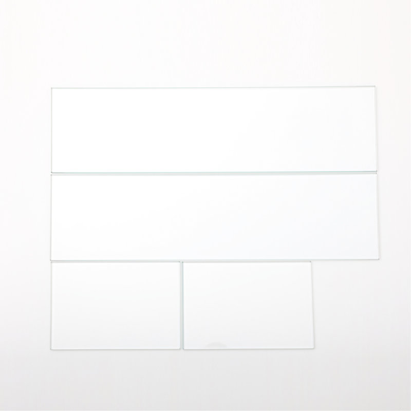 Pare-vent en verre transparent pour foyer d'extérieur rectangulaire, 5,46 H, verre de garde Lb, l x P
