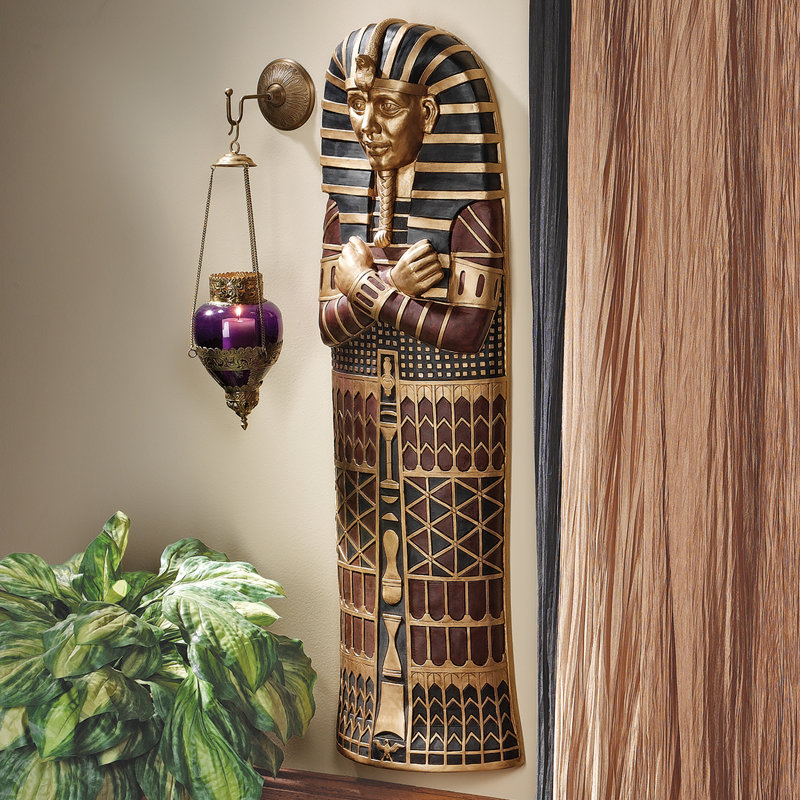 King Tut Sarcophagus Wall Sculpture