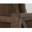 Structure et base en bois, fauteuil