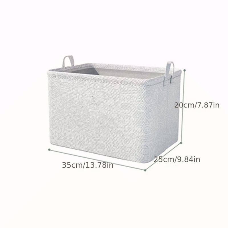 1 boîte de rangement domestique; Rangement en tissu; Panier à vêtements; Boîte à débris pour vêtements; Très grande garde-robe Boîte de rangement de tiroir