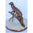 Nifao Collection Bronze Statue of a Mongoose Climbing a Tree Branch 24" x 12" x 20"H