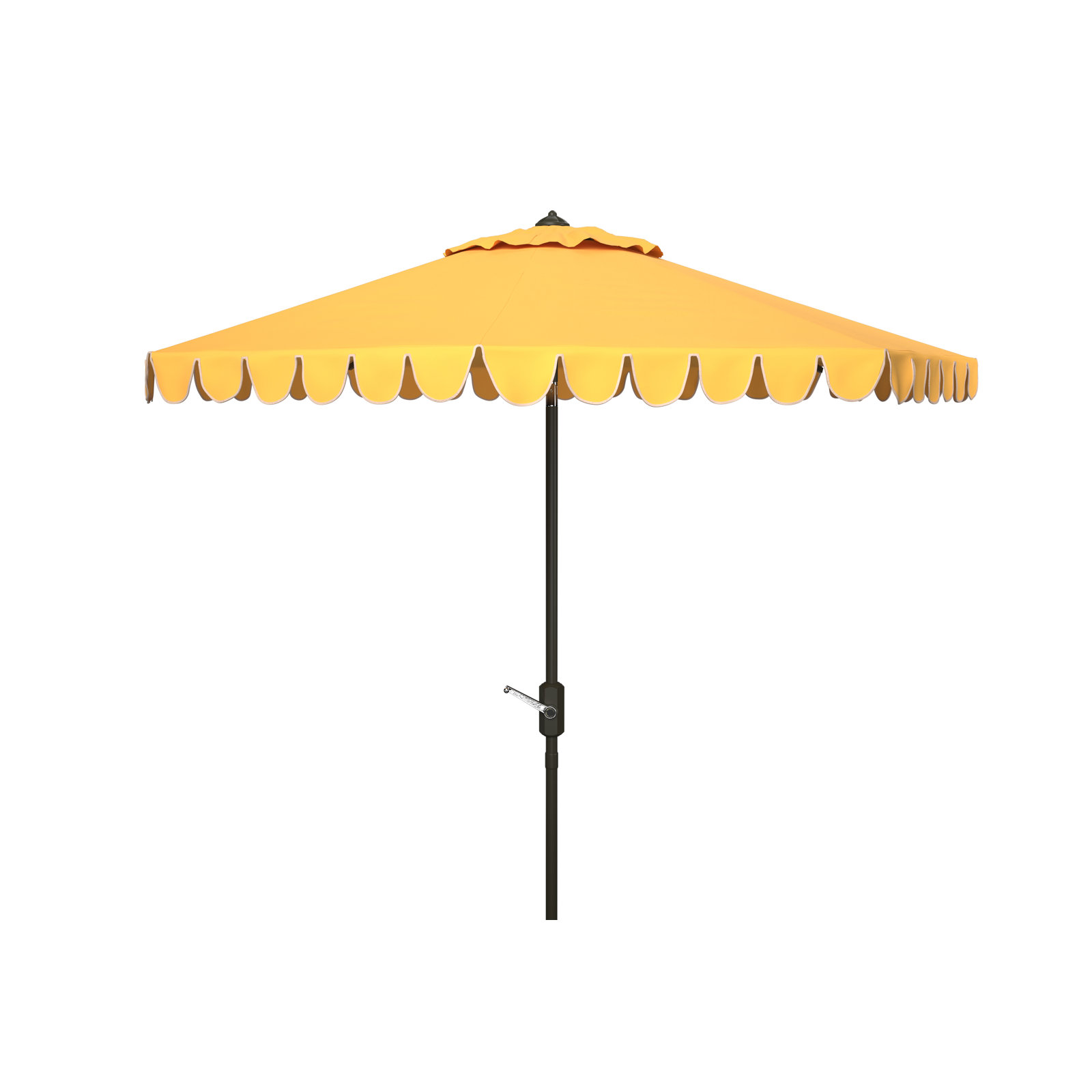 Teo 130'' Outdoor Umbrella, Yelow/White