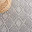 Tapis gris tissé à la machine à motif géométrique-1524246700