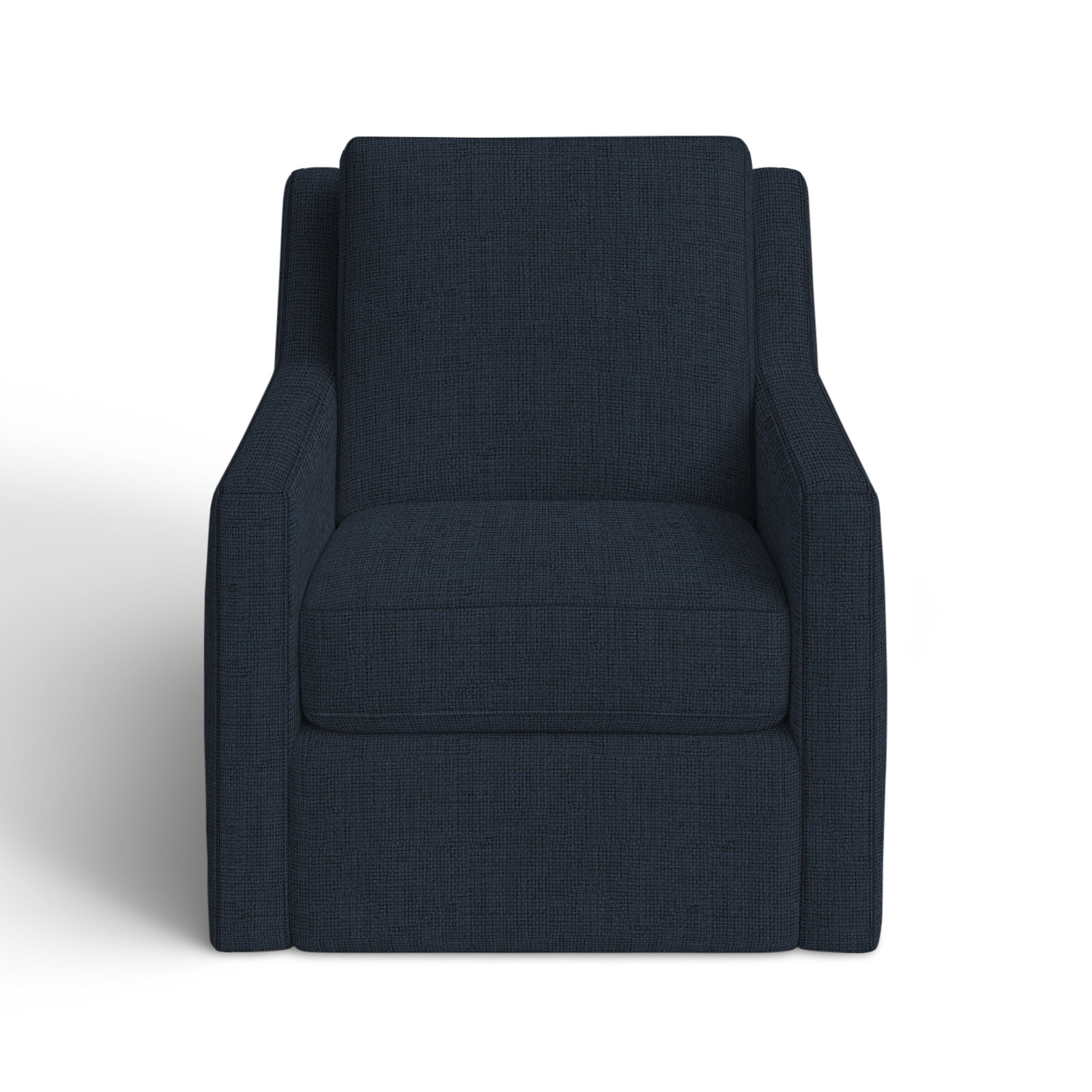 Milunka Upholstered Armchair, Macarena Dark Blue Performance