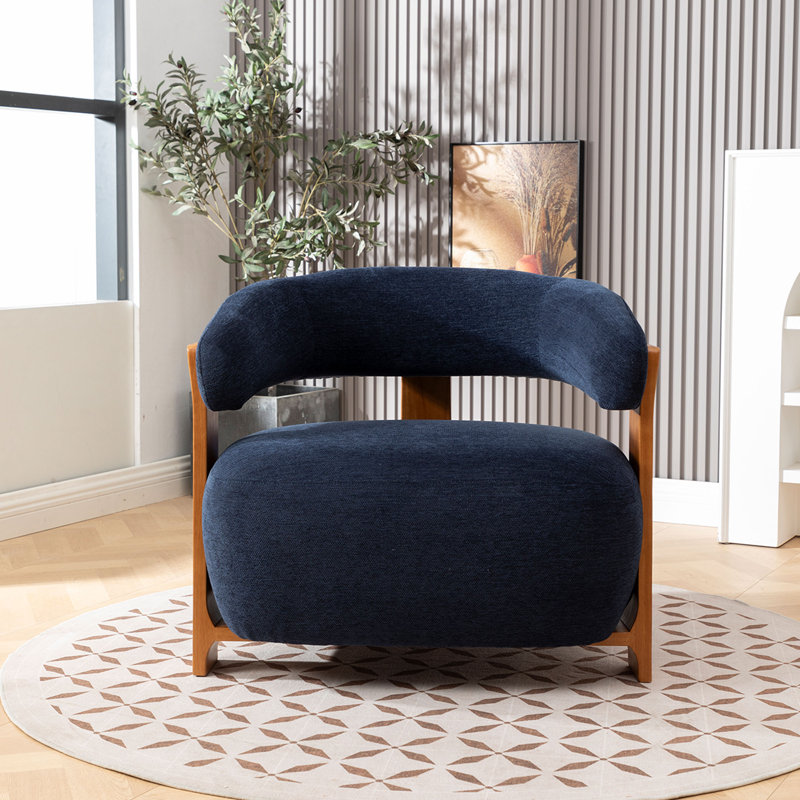 Chaise baquet Modern, Bleu
