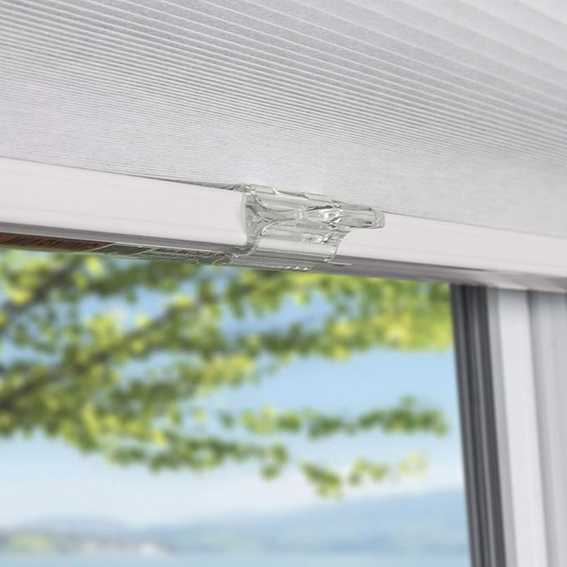 White Cordless Light Filtering Cellular Shade 26.5"W x 72"H