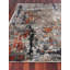 Exquisite Rugs Laureno Handmade Handloomed Bamboo Silk Navy/Silver/Rust Area Rug-1142026452